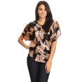 thumbnail image 1 of Haut Blouse de Soirée à Paillettes à Manches Dolman Coupe Ample pour Femmes, 1 of 5