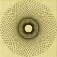 thumbnail image 1 of Ahgly Company Tapis d'Intérieur Lavable en Machine Carré Transitionnel Jaune Soleil, 7 Pieds Carré, 1 of 7