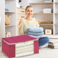 thumbnail image 4 of EGNMCR Closet Organizers and Storage, Kitchen Organization Clothes Storage Bag Wardrobe Sorting Storage Box Portable Storage Bag Winter Cup Storage Box Indoor Storage Pocket, 4 of 6