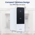 thumbnail image 3 of Costway 800 GPD Tankless Under-Sink RO System with 8-Stage Filtration & Smart LED Faucet Black + White-800 GPD, 3 of 10