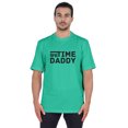 thumbnail image 1 of Inkmeso Men's Graphic Printed "First Time Daddy" Short Sleeve Tee Shirt Jersey Shirt For Dad, 1 of 7