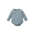 thumbnail image 1 of Kmbangi Barboteuse en Coton pour Bébé Manches Longues Col Rond Couleur Unie avec Poche, 1 of 9