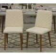 thumbnail image 2 of Manhattan Comfort Utopia Dining Side Chair in Beige (Set of 2), 2 of 7
