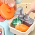 thumbnail image 3 of Drppepioner Educational Kitchen Play Set Simulation Sink with Faucet Water Circulation Pretend Cooking Game, 3 of 6