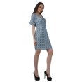 thumbnail image 4 of Moomaya Robes Modestes Femmes Robe Imprimée Shorts Femmes Col en V Tenue Décontractée, 4 of 6