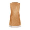 thumbnail image 4 of FAIWAD Robe Boutonnée pour Femmes Col Ras du Cou Sans Manches Robe Trapèze Filles Été Décontractée Ample Midi Robe d'Été, 4 of 5