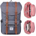 thumbnail image 3 of KAUKKO Laptop Outdoor Backpack, Traveling Rucksack Fits 15.6 Inch Laptop(0-Grey(2PC)), 3 of 5