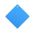 thumbnail image 4 of ziyahi Heats Insulation Table Mat Dish Plate Pot Pad Square Coaster Nonslip Placemat Desk Countertop Protector Kitchen Draining Blue, 4 of 5