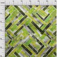 thumbnail image 3 of oneOone Rayon Light Green Fabric Stripes Sewing Material Print Fabric By The Yard 56 Inch Wide, 3 of 4