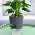 thumbnail image 4 of CAROOTU Plant Pot Cover Indoor Plastic Rattan Flower Cover Round Modern Decor Planter Garden Planter, 4 of 7