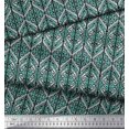 thumbnail image 3 of Soimoi Cotton Voile Fabric Geometric & Paisley Block Print Fabric by The Yard 56 Inch Wide, 3 of 3