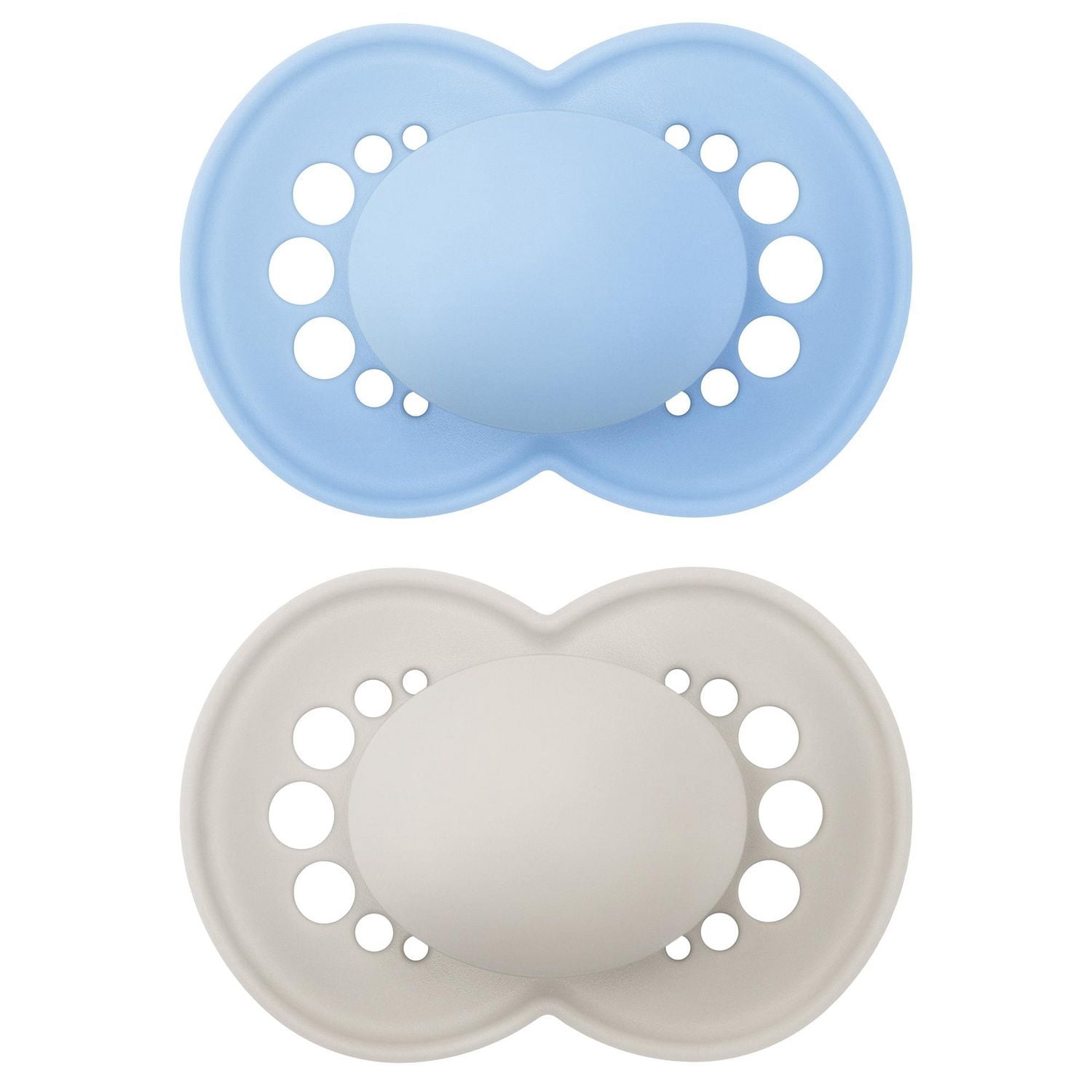 Suce MAM Original Matte (emballage de deux, 1 boîtier de stérilisation), suces 16 mois et plus
