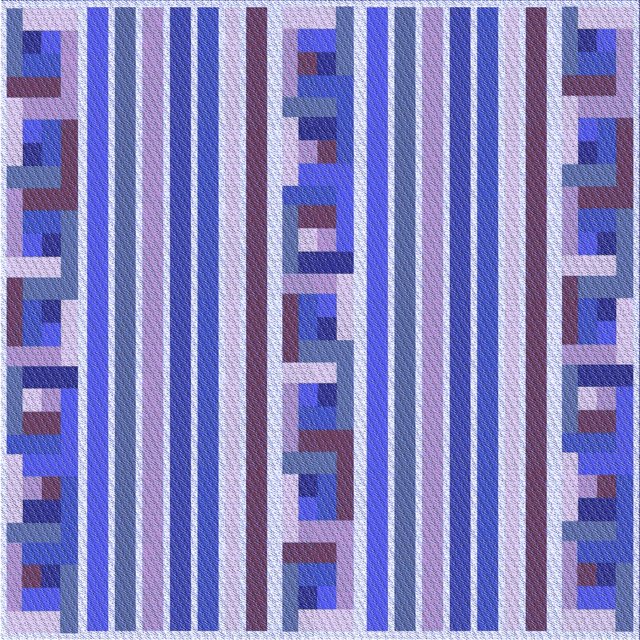 Ahgly Company Tapis d'Intérieur Lavable à la Machine, Carré, Transitionnel, Bleu Bleu Ange, Tapis de Zone, 7 Pieds Carré