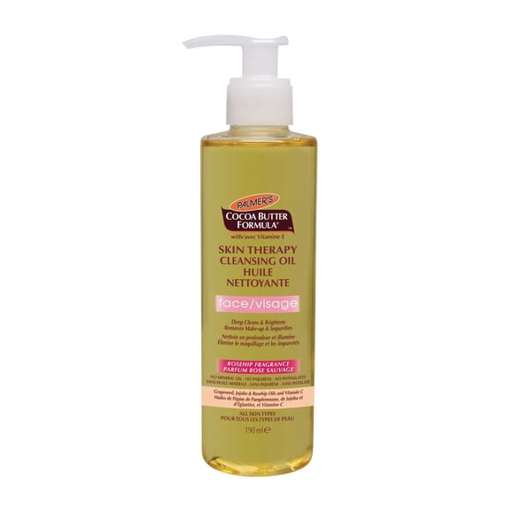 Palmer's®Cocoa Butter Formula® Huile de soin Réparatrice Nettoyante pour le Visage, pour tous types de peau, 190ml