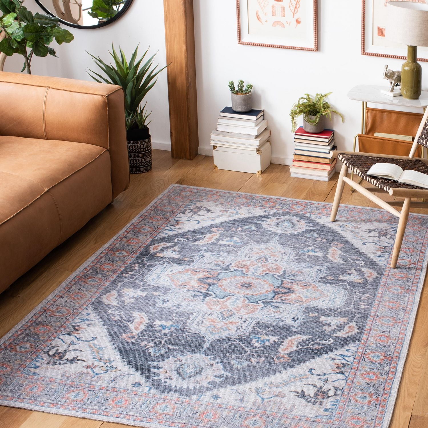 SAFAVIEH Serapi Flora Tapis Traditionnel
