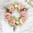 thumbnail image 3 of XZNGL Home Decor Front Door Decor Spring Leaf Wreath Plastic Artificial Plant Home Decoration Wreath Front Door, 3 of 9