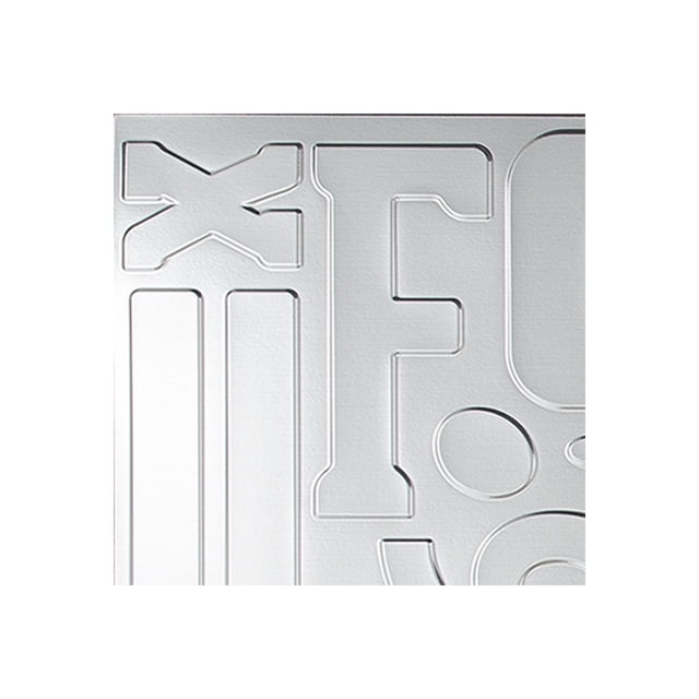 Fasade Brushed Aluminum Wall Panel Sample 12" x 12" Easy Installation, Flexible