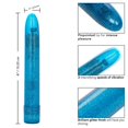 thumbnail image 5 of CalExotics Vibromasseur à Pois G Sparkle Slim Vibe, Bleu, 5 of 5