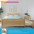 thumbnail image 2 of BEDSMART Lit Double en Bois Massif avec Tiroir-Lit / Naturel, 2 of 7