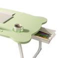 thumbnail image 2 of Bed Folding Table Lap Reading Desk Bed Folding Table Portable Cute Breakfast Tray Lap Standing Notebook Desk For Home Dormitory, 2 of 5