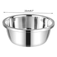 thumbnail image 3 of Matoen12 Stainless Steel Mixing Bowls Thickened Multi-functional Large Basin 8.7", 3 of 9
