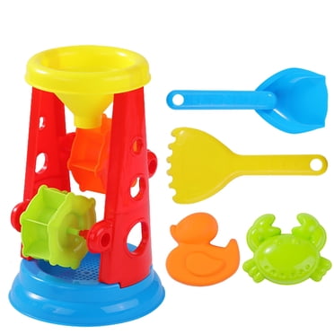 Fridja 5Piece Beach Toy Sand Set Sand Play Sandpit Toy Summer Outdoor Toy Christmas Gift for Kids