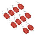 thumbnail image 1 of Unique Bargains Baitcasting Reel Fishing Line Holder Clip Stopper Keeper, Red 10 Pack, 1 of 4