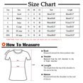thumbnail image 3 of Hauts à Manches Courtes pour Femmes Mode Printemps/été Décontractée Ample Col Rond Manches Courtes Haut pour Femmes Aguichant Hauts d'Été pour Femmes Hauts à Manches Courtes T-Shirts pour Femmes Mode, 3 of 9