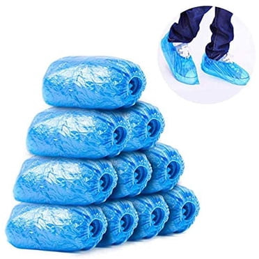 Shoe Covers Disposable Boot & Shoe Covers (100 Pack 50 Pairs) Waterproof Non-Slip Indoor Anti-soil Boot Cover for House Carpet Clean Floor Protection