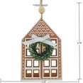 thumbnail image 4 of Holiday Time Ornement Boule En Tissu À Rayures Rouge/ Blanche, 4 of 4