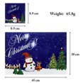 thumbnail image 3 of Napperons de Noël en Feutre Lavables : 6 Pcs Napperons avec 6 Pcs sous-Verres de Fête, 3 of 9