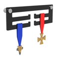 thumbnail image 4 of 3 Colors Sport Medal Hanger Display Acrylic Medal Holder Rack for Medals Display Black, 4 of 8