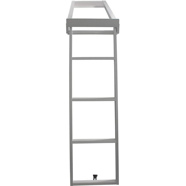 13 in. Aluminum 4-Step Tri-Pontoon Under-Deck Mount Ladder