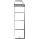 13 in. Aluminum 4-Step Tri-Pontoon Under-Deck Mount Ladder
