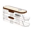 thumbnail image 2 of Lipstore Egg Holder for Fridge Egg Organizer Large Capacity Egg Rack Automatic Egg Roller 2 Tier, 2 of 8