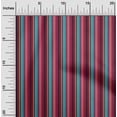 thumbnail image 1 of oneOone Cotton Silk Fabric Multicolor Stripe Print Fabric BTY 42 Inch Wide, 1 of 3