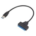 thumbnail image 1 of SATA to USB Hard Drive Cable USB 3.0 Transmission Easy Drive Line USB SATA Adapter for 2.5 1.8 HDD Drives (Black), 1 of 5