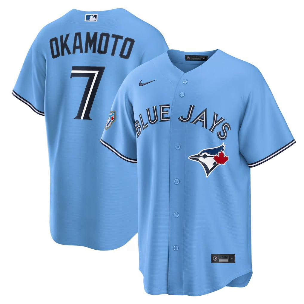 Men's Toronto Blue Jays Nike 50th Anniversary Kazuma Okamoto