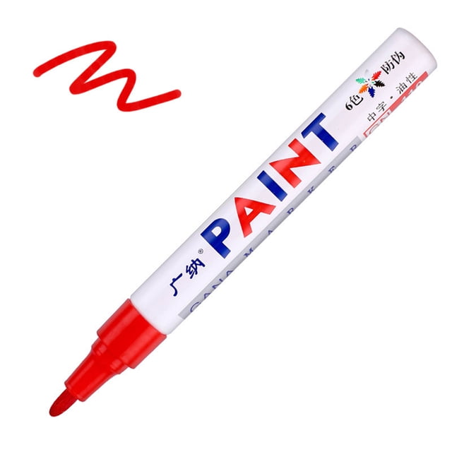 Ynlkorvg 1Pcs Waterproof Permanent Paint Marker Pen For Car Tyre Tire Tread Rubber Metal 5ML