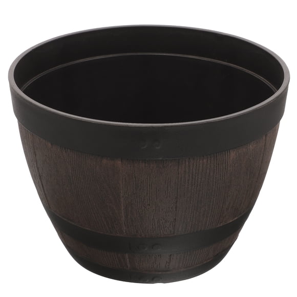 Barrel Planter Large Planter Pot Garden Tree Planter Garden Flower Pot Large Planter for Patio