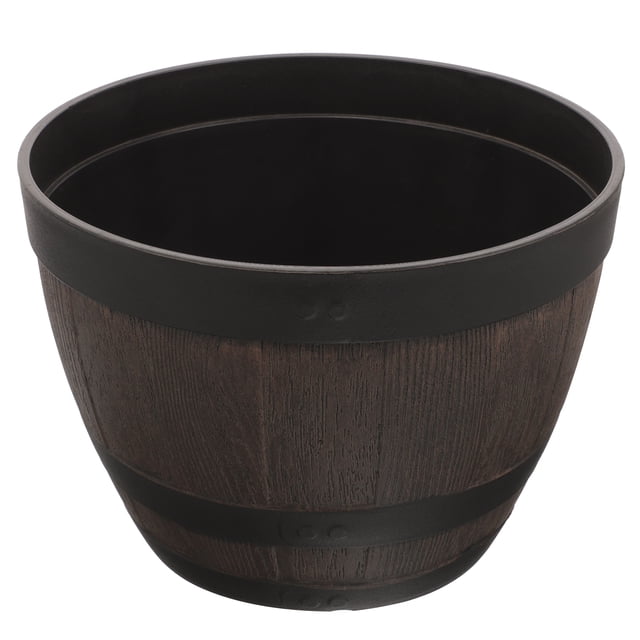 Barrel Planter Large Planter Pot Garden Tree Planter Garden Flower Pot Large Planter for Patio