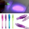 thumbnail image 1 of Invisible Ink Pen with Built in UV Light Magic Marker Christmas Gift Stationery, 1 of 7