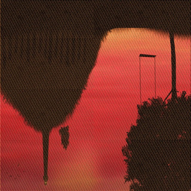 Ahgly Company Tapis d'Intérieur Lavable à la Machine, Carré, Transitionnel, Rouge Cramoisi, Tapis de Zone, 4 Pieds Carré