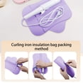 thumbnail image 4 of Heat Mat for Curling Iron Silicone Rolled Iron Insulation Hood High Temperature Insulation Pad Convenient Travel Multi Functional Silicone Storage Bagsilicone Storage Bags, 4 of 6