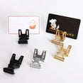 thumbnail image 4 of Musbetu 10Pcs Price Tag Holder Foldable Stable Fixing Electroplated Retail Shop Promotions Label Clip for Cake Shop, 4 of 7