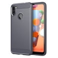 thumbnail image 1 of PANDACO Grey Brushed Metal Case for Samsung Galaxy A11, 1 of 4