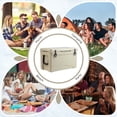 thumbnail image 4 of Costway 50 QT Rotomolded Cooler Portable Ice Chest Ice Retention for 5-7 Days Tan, 4 of 10