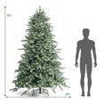 thumbnail image 4 of Costway 8ft Hinged Artificial Christmas Spruce Tree w/ 1658 Mixed PE & PVC Tips, 4 of 9