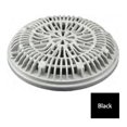 thumbnail image 1 of Custom Molded CMP25548004000 Vinyl Pool Main Drain Ring with 8 in. Anti Vortex Lid, Black, 1 of 1