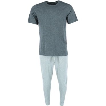 Ten West Apparel Ensemble Pyjama T-Shirt en Tricot et Pantalon de Détente (Hommes)